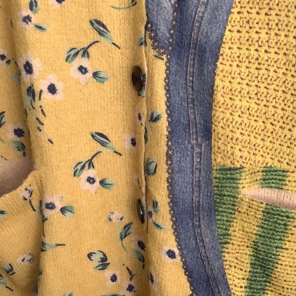 Colorful Patchwork Cardigan Plus Size 3X NWT - Picture 2 of 4